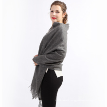 2017 factory direct sale low price fashionable fall and winter charcoal gray cashmere scarf